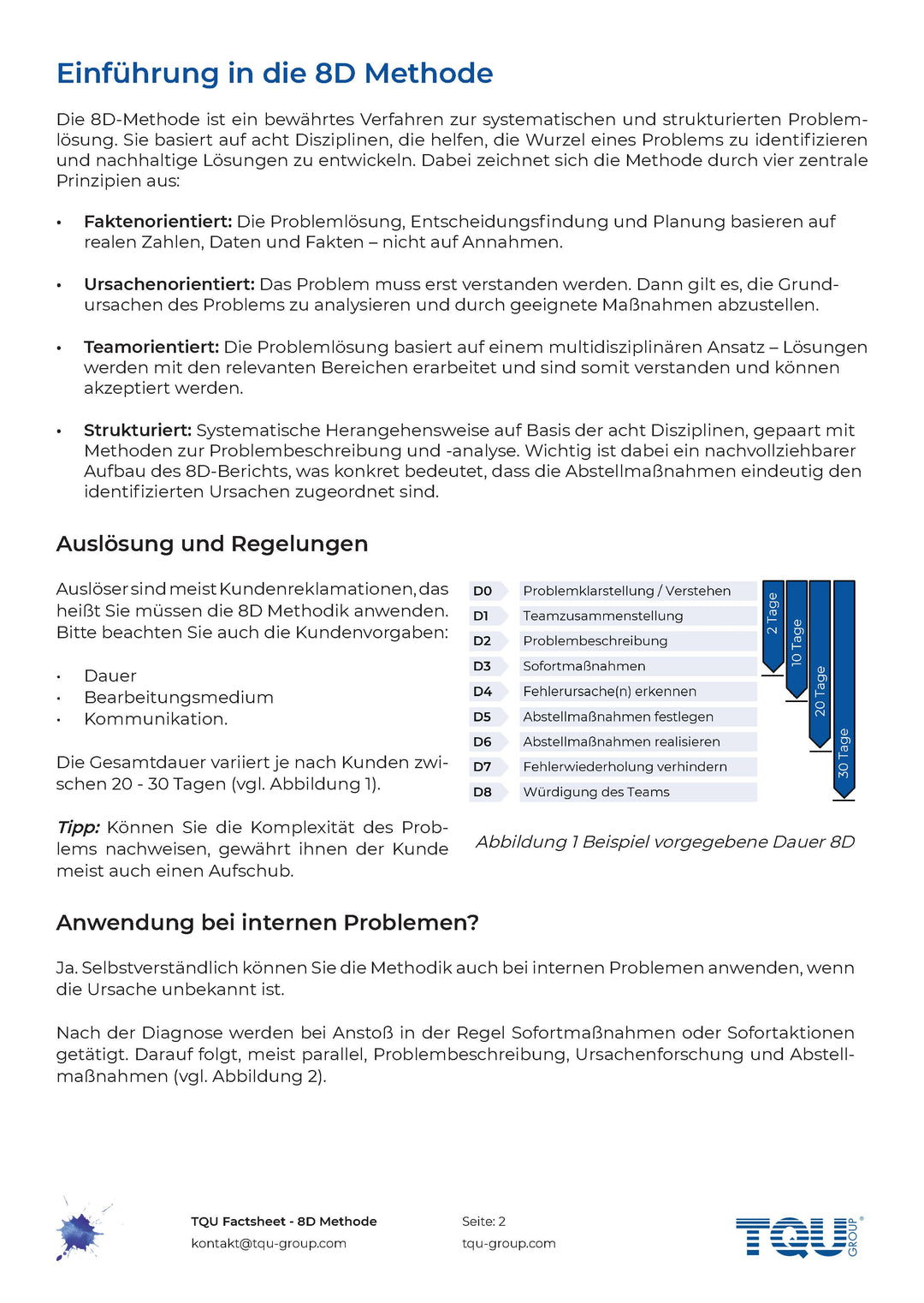 Factsheet | 8D Methode