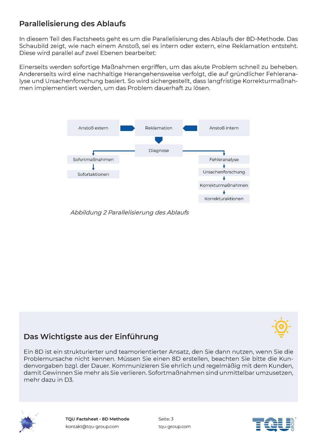 Factsheet | 8D Methode