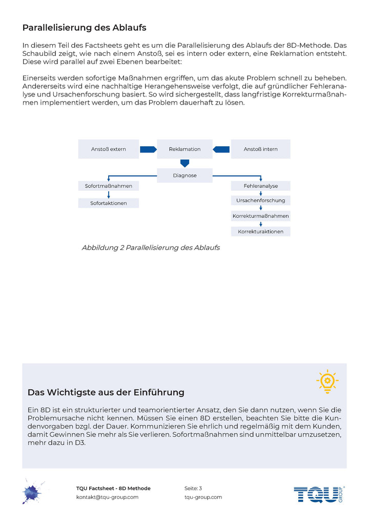 Factsheet | 8D Methode