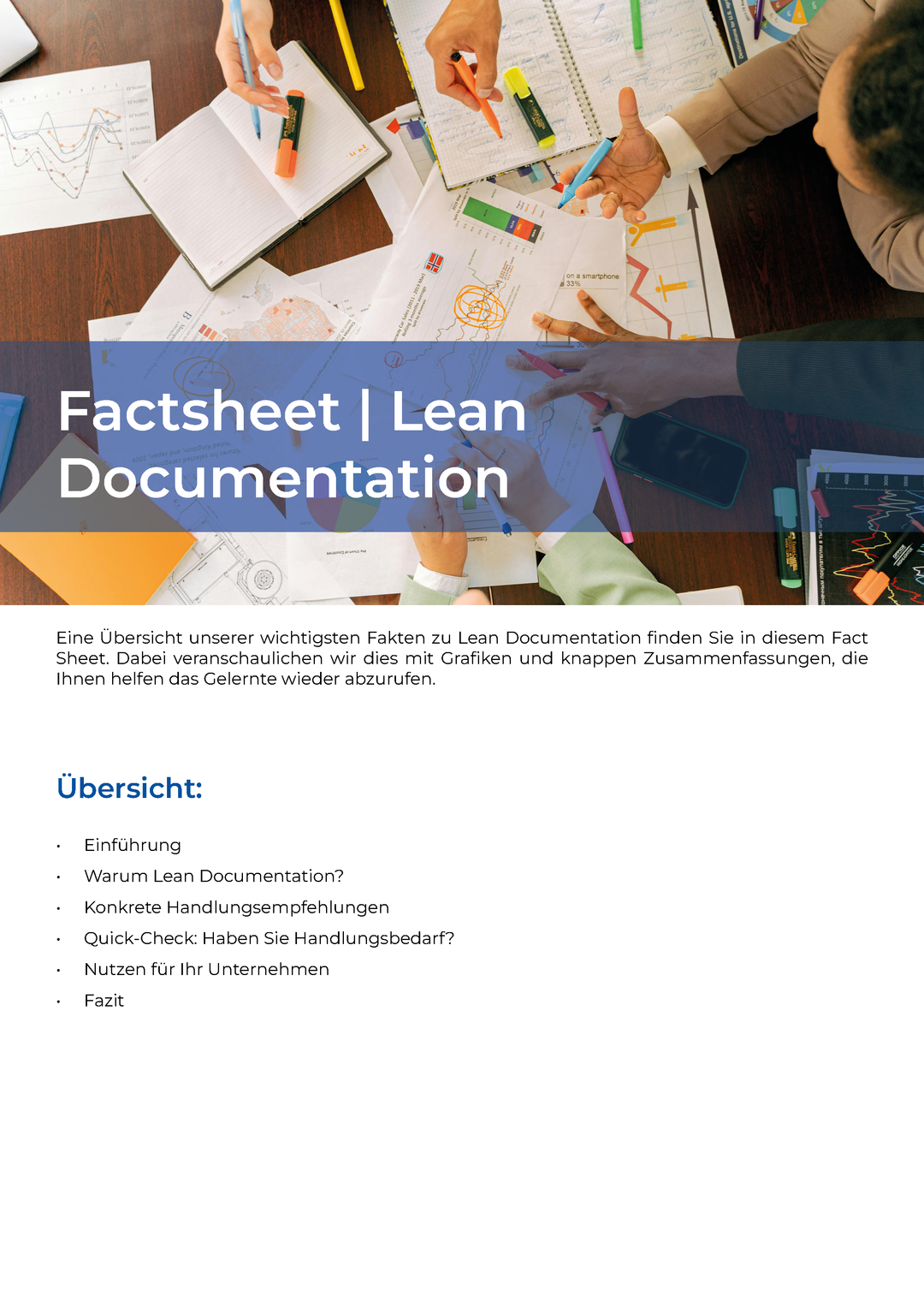 Factsheet | Lean Documentation