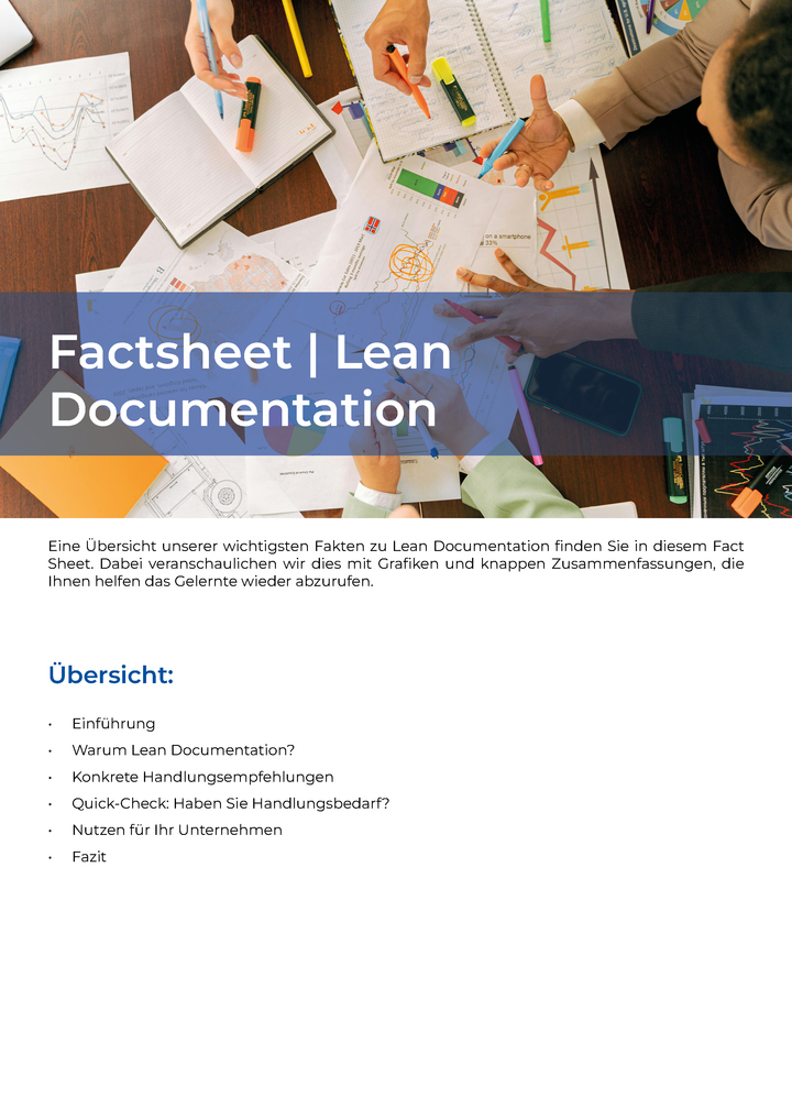Factsheet | Lean Documentation