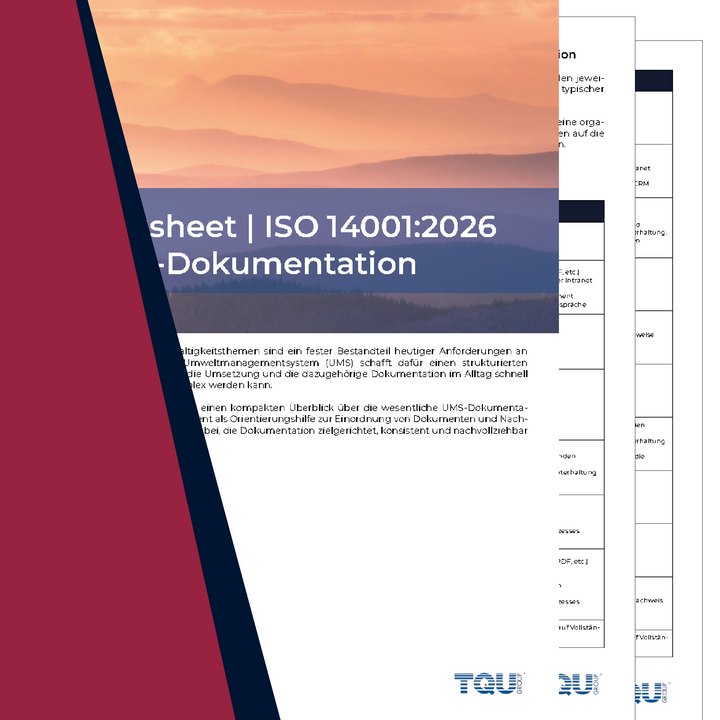Factsheet | UMS-Dokumentation ISO 14001